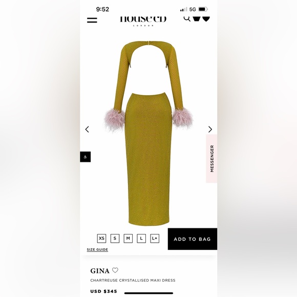 House of CB GINA dress wear for two hours with box.📦 - Picture 7 of 7